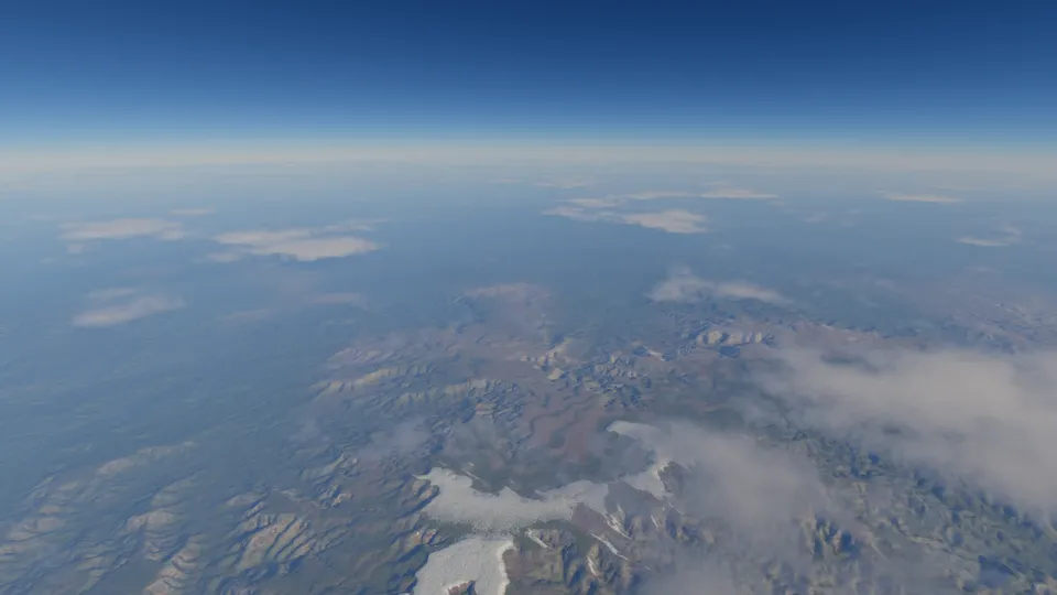 Glacier country, 10 km