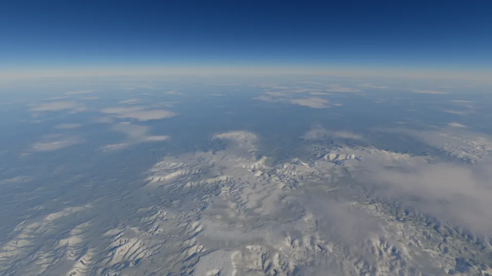 Winter range, 10 km