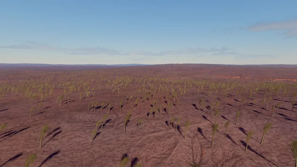 Verlen, savanna
