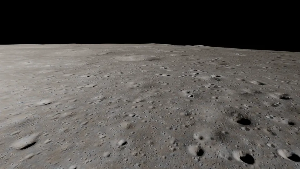 Selene, intercrater plains
