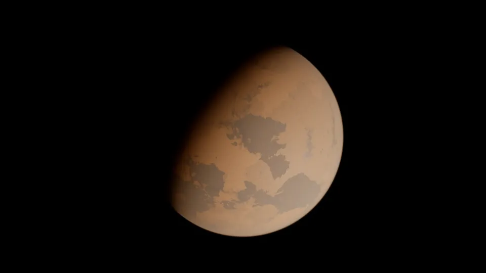 Mars from 30,000 km