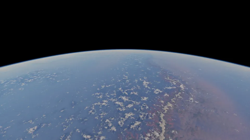 Umber from orbit